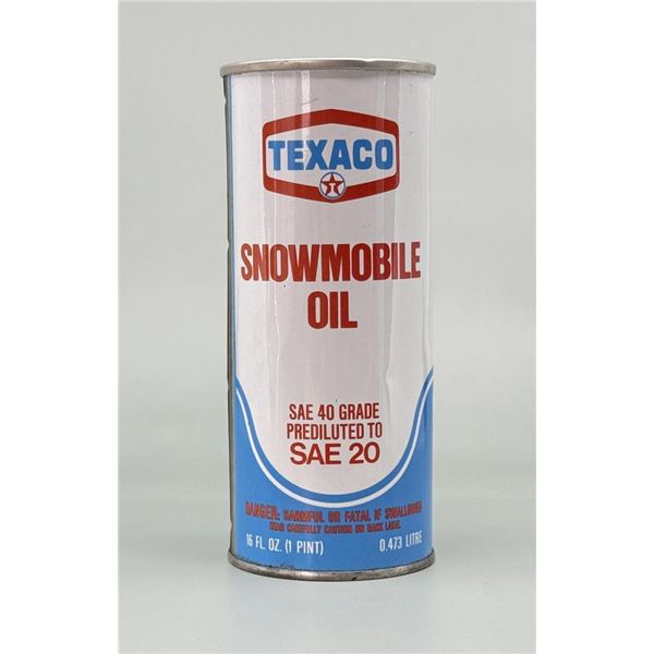 Texaco Snowmobile Oil Can