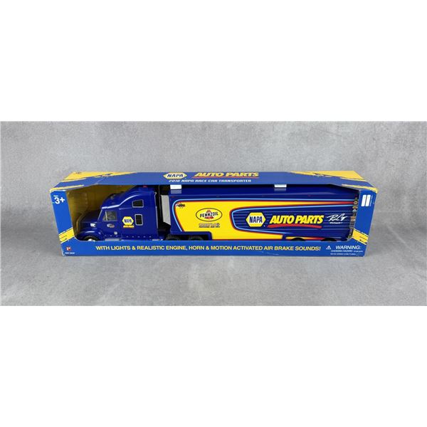 2016 Napa Race Car Transporter Semi Truck Toy