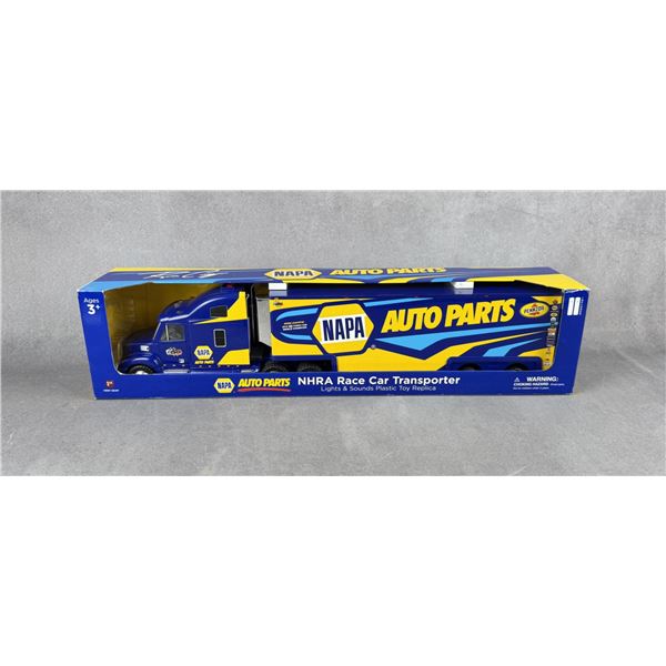 Napa NHRA Race Car Transporter Semi Truck Toy