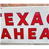 Image 3 : Texaco Ahead Metal Gas Station Sign