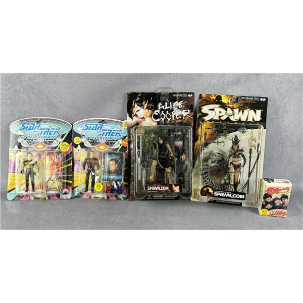 Alice Cooper Spawn Star Trek Action Figures