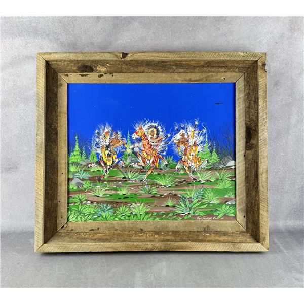 Kiowa Native American Indian Painting