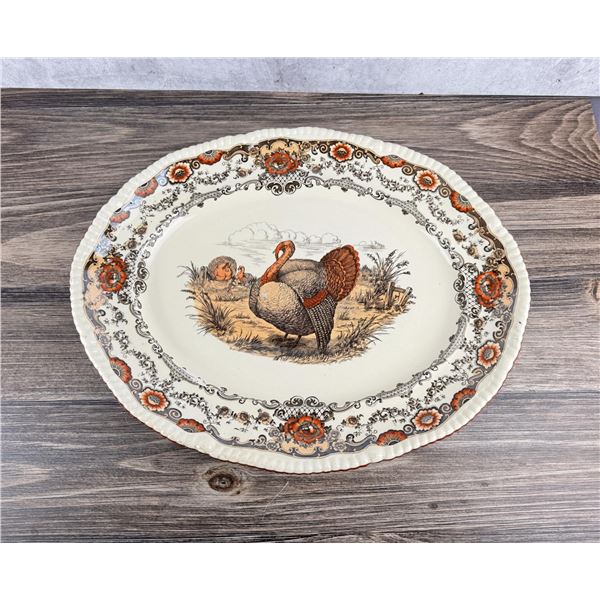 Lincoln Bistro Transferware Turkey Platter