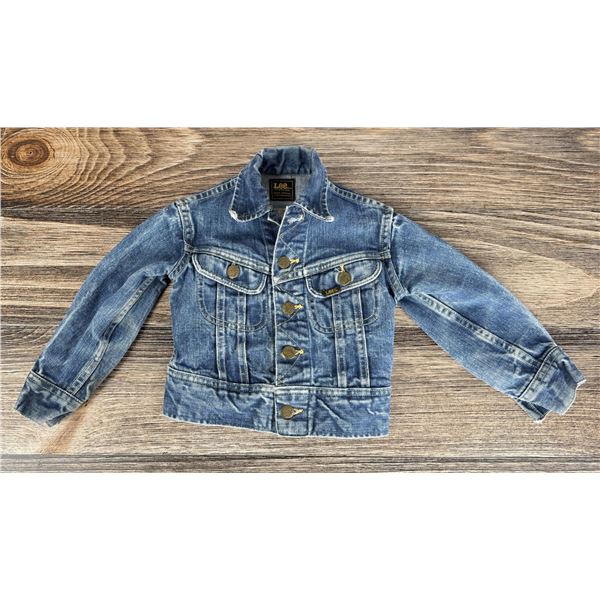 Lee Sanforized Union Made Child Size Denim Jacket