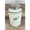 Image 1 : Hazel Atlas Milk Glass Beehive Salt Shaker