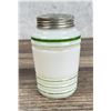 Image 3 : Hazel Atlas Milk Glass Beehive Salt Shaker