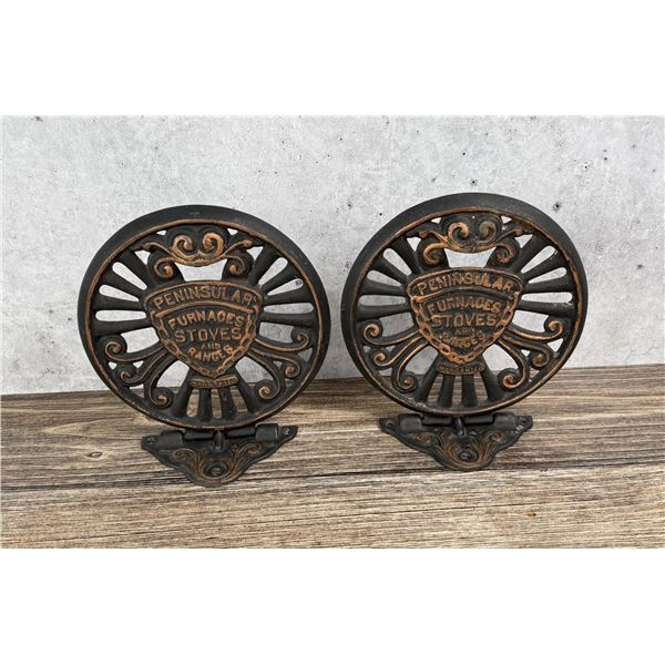 Peninsular Furnaces Stoves Ranges Cast Iron Covers