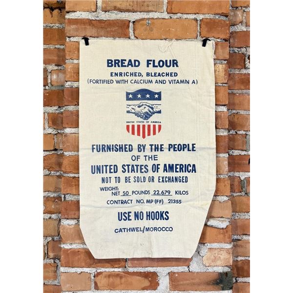 Bread Flour Foreign Aide Canvas Sack
