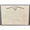 Image 4 : Warren G. Harding Montana Postmaster Nomination