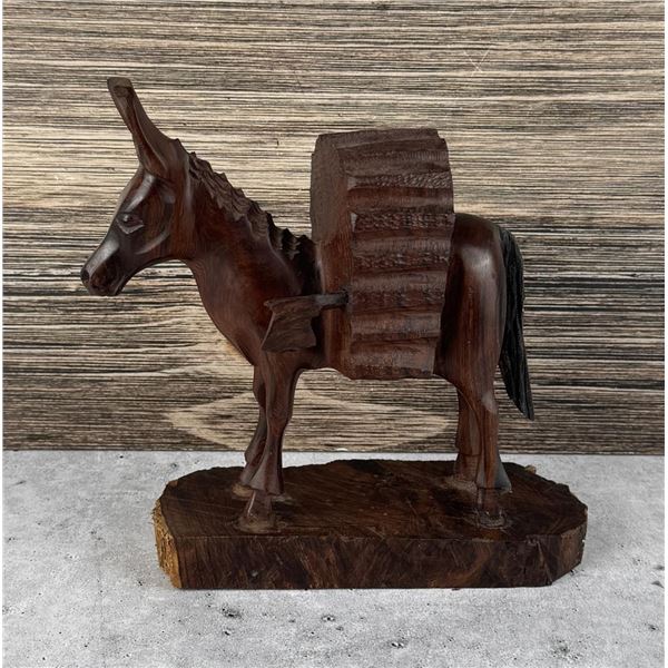 Mexican Ironwood Burro Carving