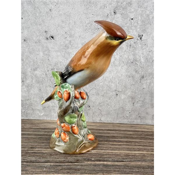Spode Cedar Waxwing Porcelain Bird Figurine