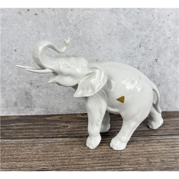 Royal Dux Bohemia Porcelain Elephant