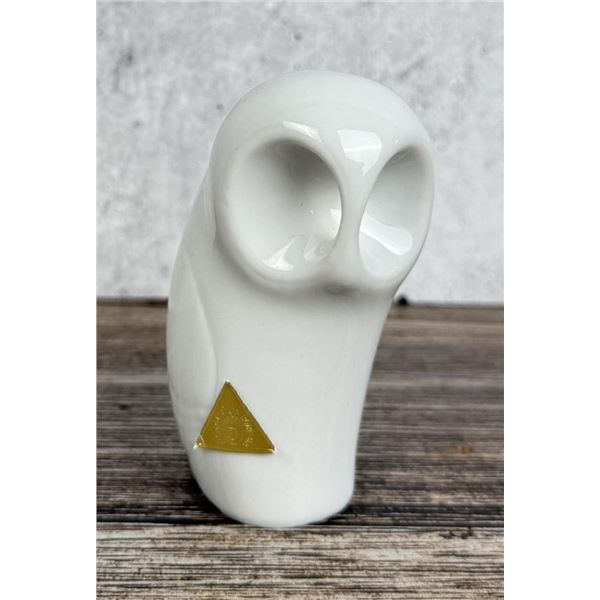 Royal Dux Bohemia Porcelain Owl