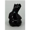 Image 2 : Tyler Quam Zuni Jet Turquoise Bear Fetish
