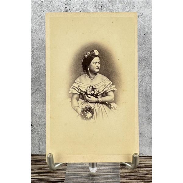 First Lady Mary Todd Lincoln CDV Photo