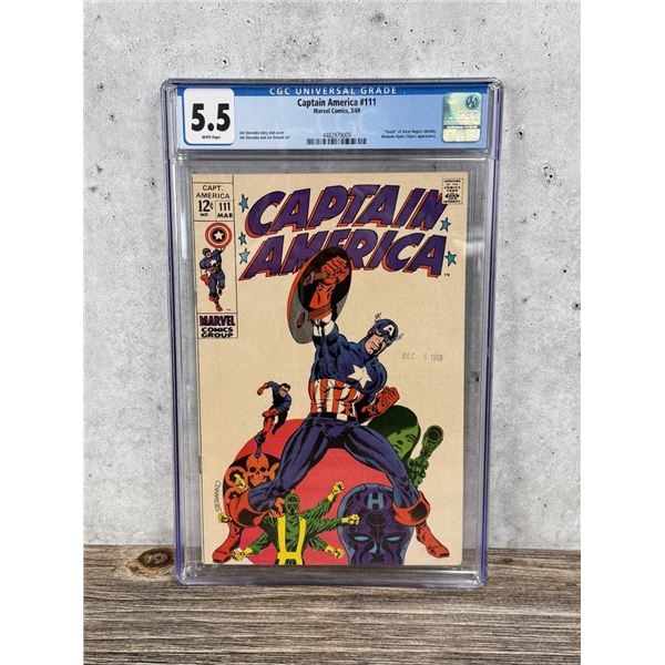 Marvel Comics Captain America #111 CGC 5.5