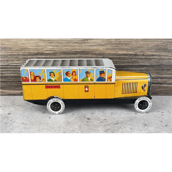 Lackerli-Huus Swiss Tin Toy Bus