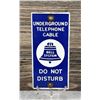 Image 1 : Bell System Underground Cable Porcelain Sign