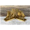 Image 2 : Mid Century Brass Sailboat Bookends