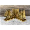Image 3 : Mid Century Brass Sailboat Bookends