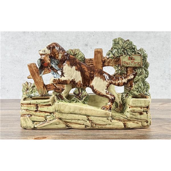 McCoy Bird Dog Pottery Planter