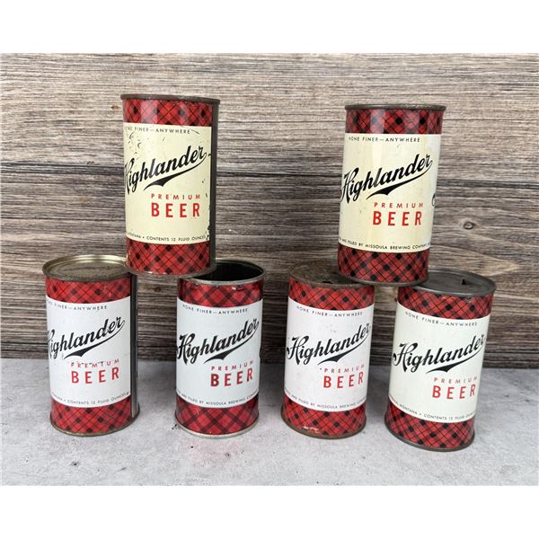 Highlander Beer Cans Missoula Montana