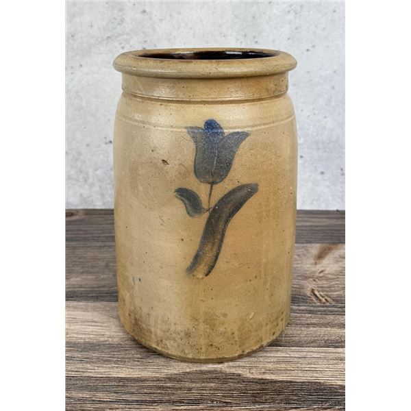 2 Gallon Salt Glaze Stoneware Jar