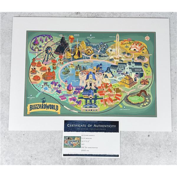 Jondo Ltd Blizzard World Glen Brogan Print
