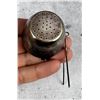 Image 3 : French Silver Tea Basket Strainer Infuser