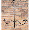 Image 1 : Blacksmith Made Wrought Iron Candle Chandelier