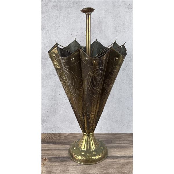 Victorian Brass Umbrella Stand