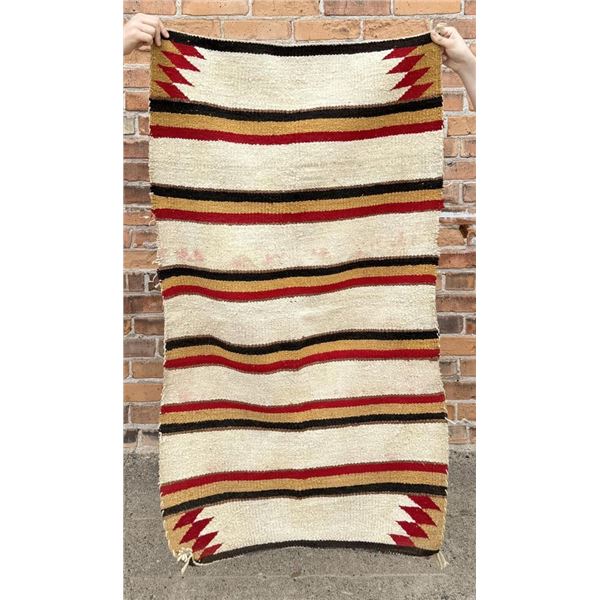 Navajo Indian Saddle Blanket Rug