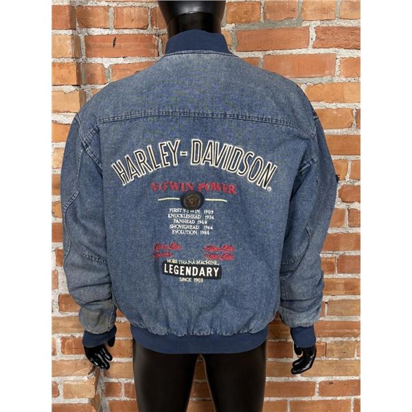 Harley Davidson Motorcycle Denim Jacket
