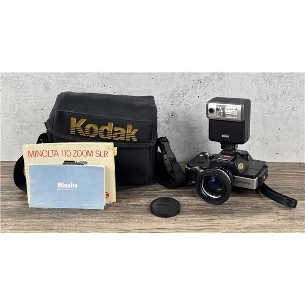 Minolta 110 Zoom SLR Film Camera