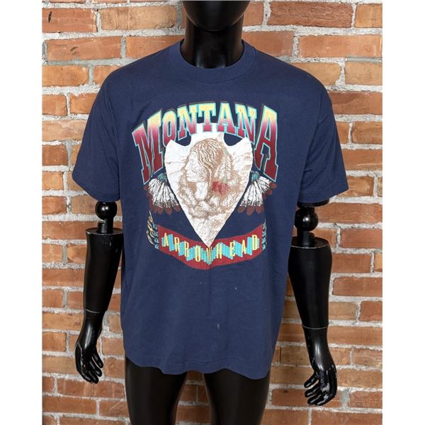 Vintage Montana Arrowhead Single Stitch T Shirt