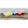 Image 1 : Pyrex Primary Color Refrigerator Dish Set