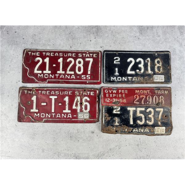 Prison Made Montana License Plates