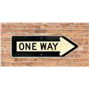 Image 1 : Montana One Way Road Street Sign
