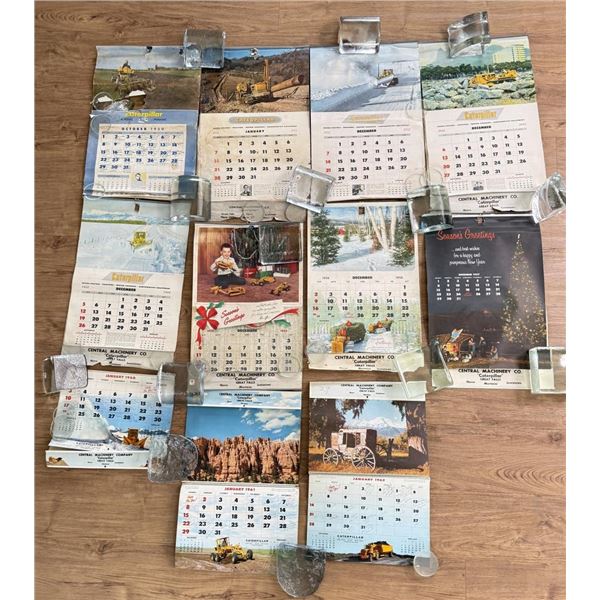 1950s 1960s Caterpillar Tractor Calendars