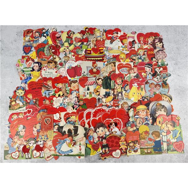 1950s Die Cut Valentine Cards