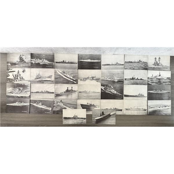 Collection of US Navy Battleship Prints