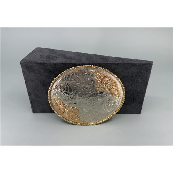 Montana Silversmiths Cowboy Belt Buckle