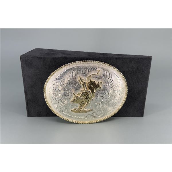 Montana Silversmiths Cowboy Belt Buckle