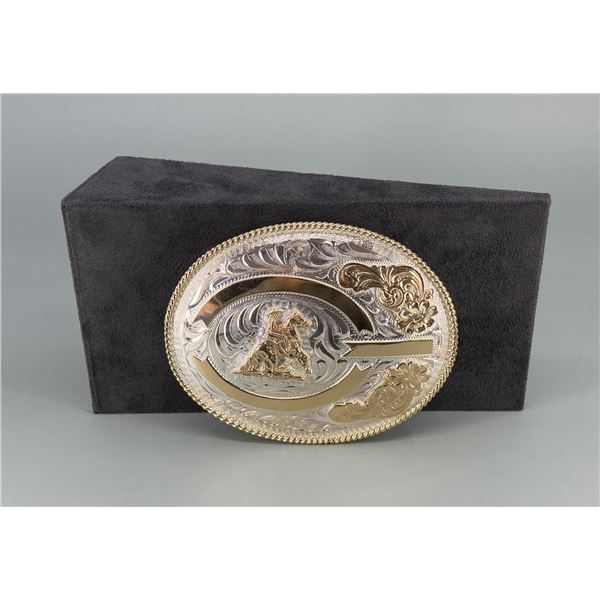 Montana Silversmiths Cowboy Belt Buckle