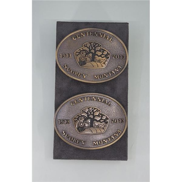 Montana Silversmiths Scobey Montana Belt Buckles