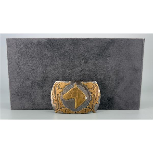 Irvine & Jachens Cowboy Belt Buckle