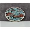 Image 1 : Zuni Chip Inlaid Coyote Belt Buckle