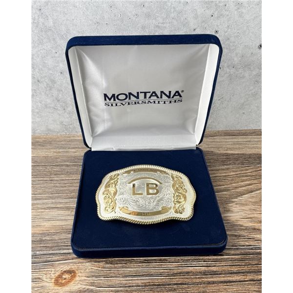 Montana Silversmiths Cowboy Belt Buckle