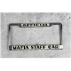 Image 1 : Official Mafia Staff Car License Plate Frame