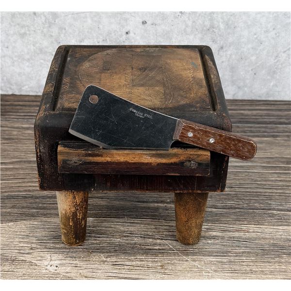 Miniature Salesman Sample Size Butcher Block